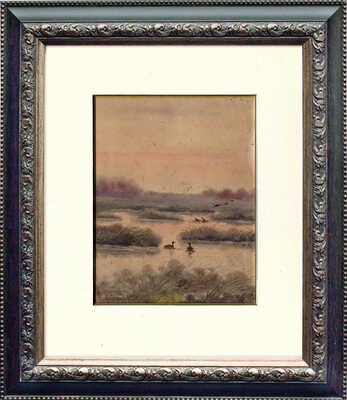 Степанов А.. Пейзаж с утками